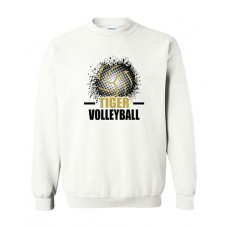 Pleasant Lea 2023 Volleyball Crewneck Sweatshirt (White)